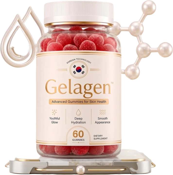Gelagen berry gummies bottle